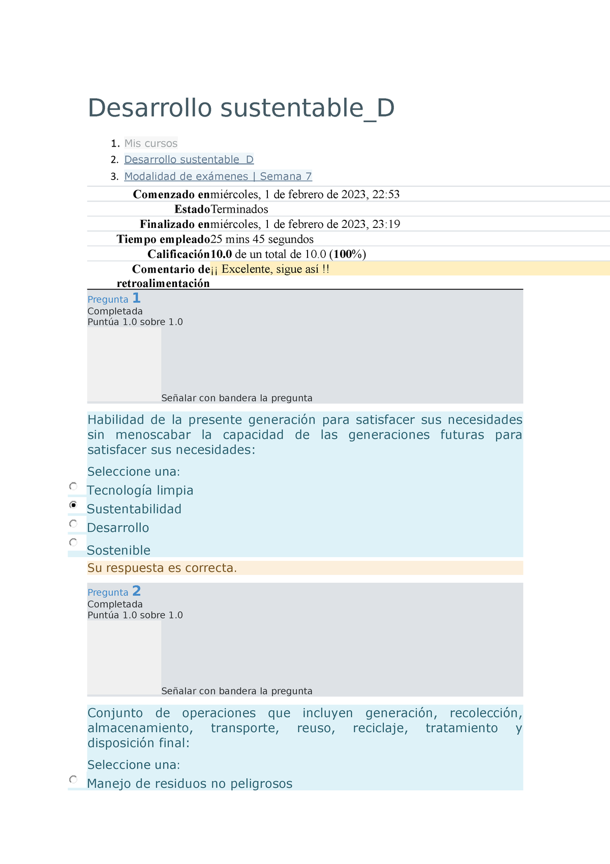 Examen 7 Desarrollo - Desarrollo Sustentable_D Mis Cursos Desarrollo ...