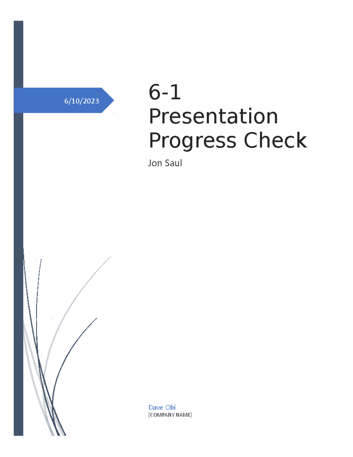 6 1 presentation progress check powerpoint