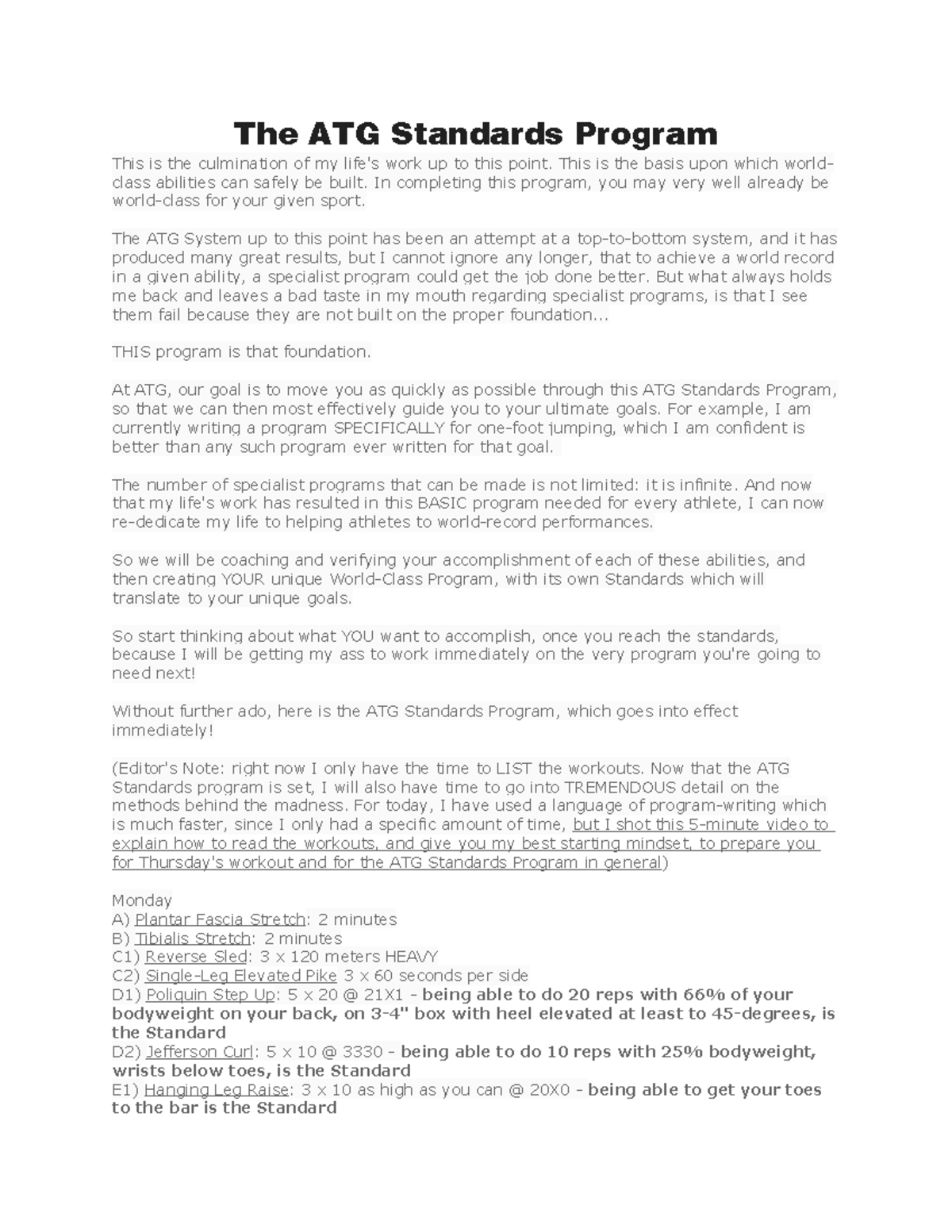Pdfcoffee - The ATG Standards Program This is the culmination of my ...