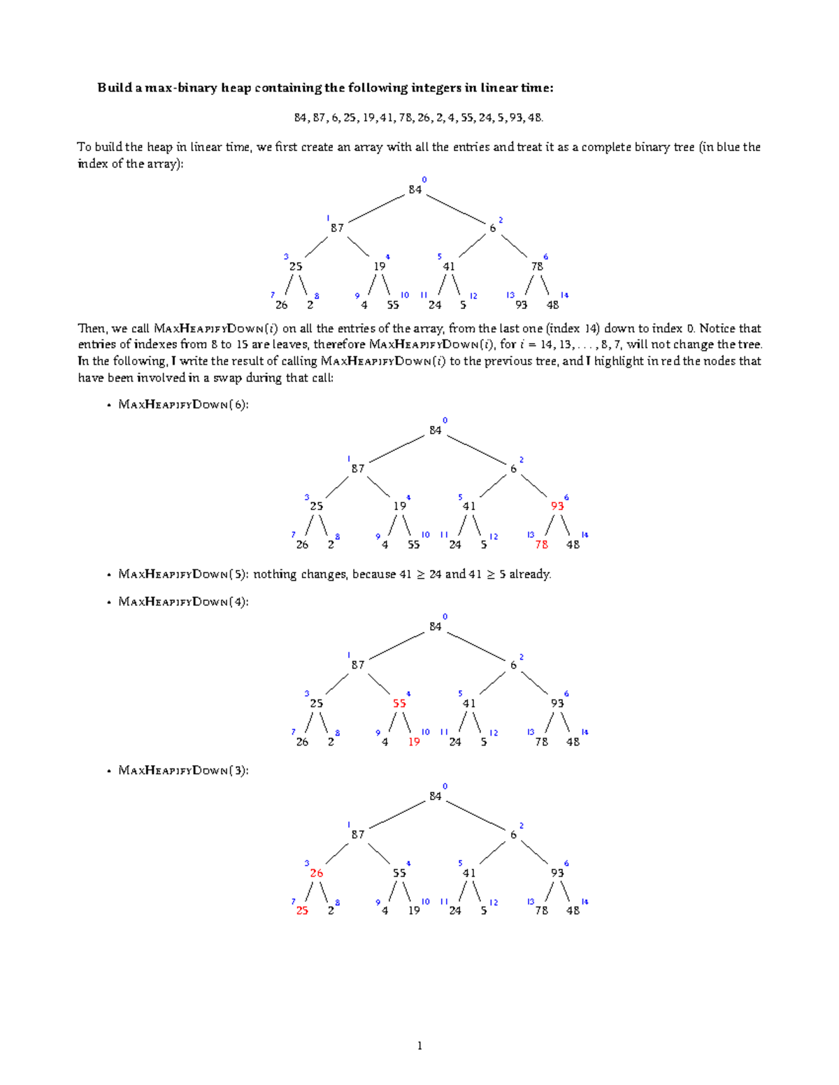 Heap1 - explanation of note materials from the practice tests - Build a ...