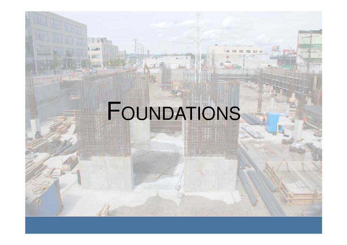 Construction Fundamental Foundations Part Mode