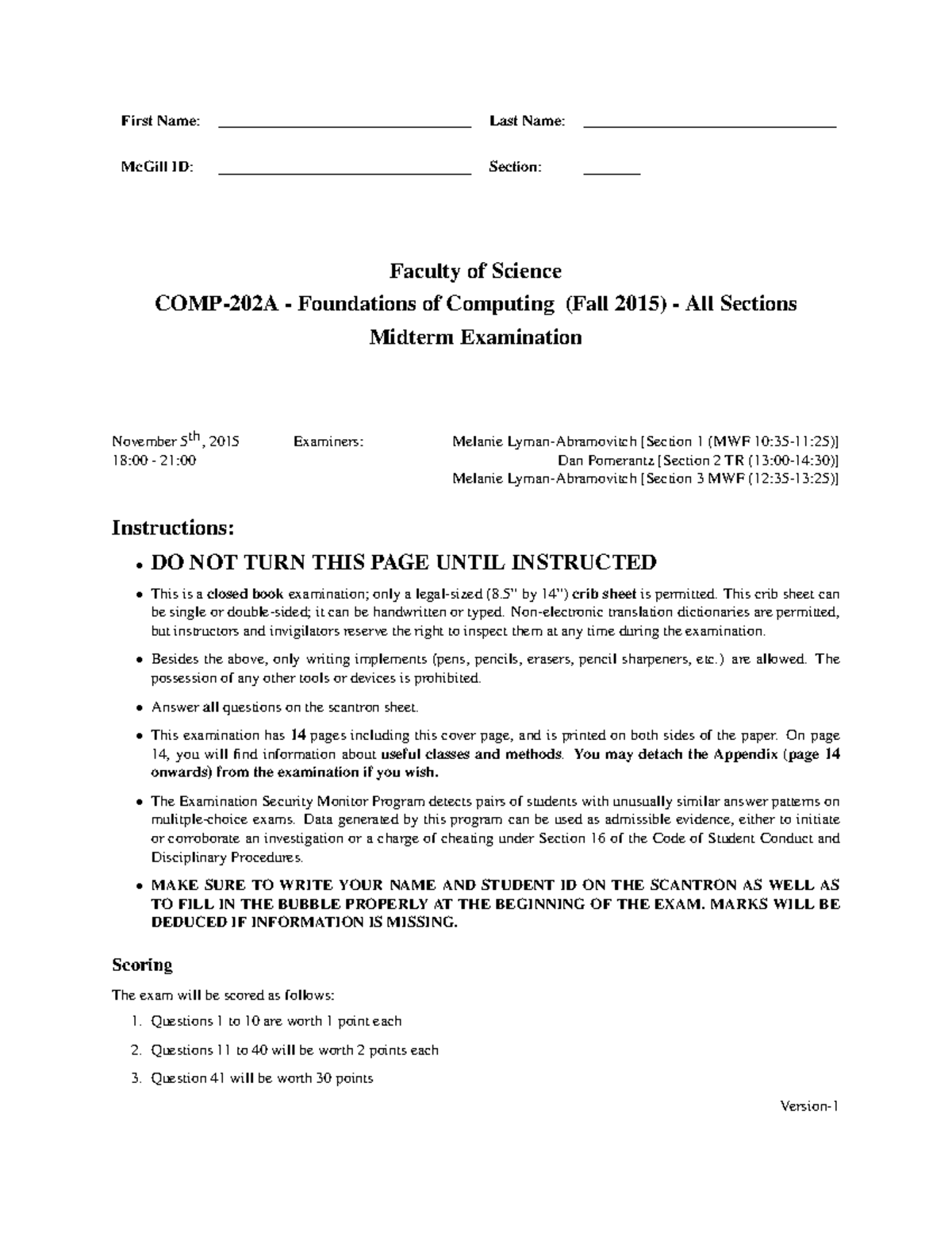 comp202-midterm-2015-f-practice-exam-first-name-last-name-mcgill