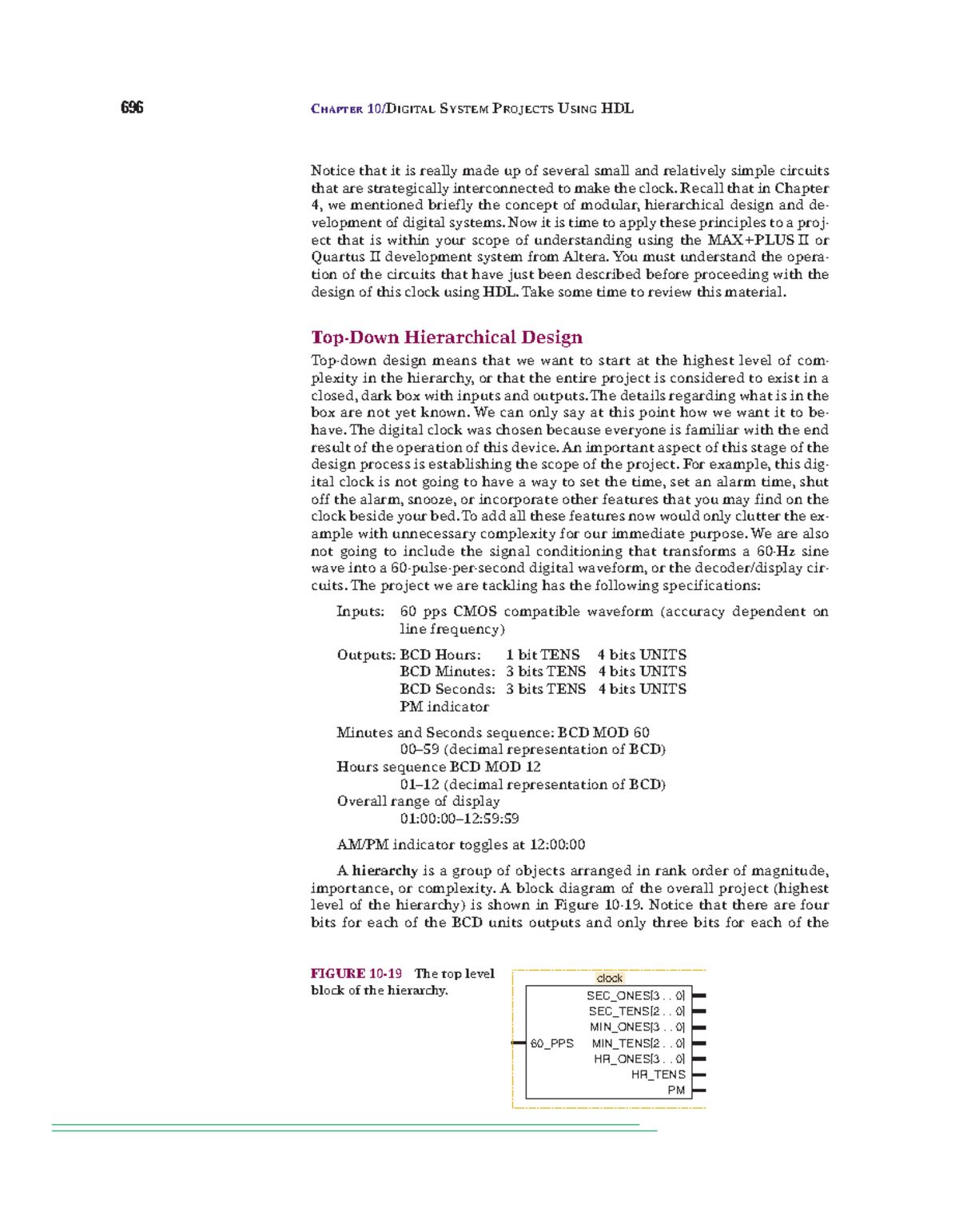 DIGITAL SYSTEM PROJECTS USING HDL - Notice that it is really made up of ...