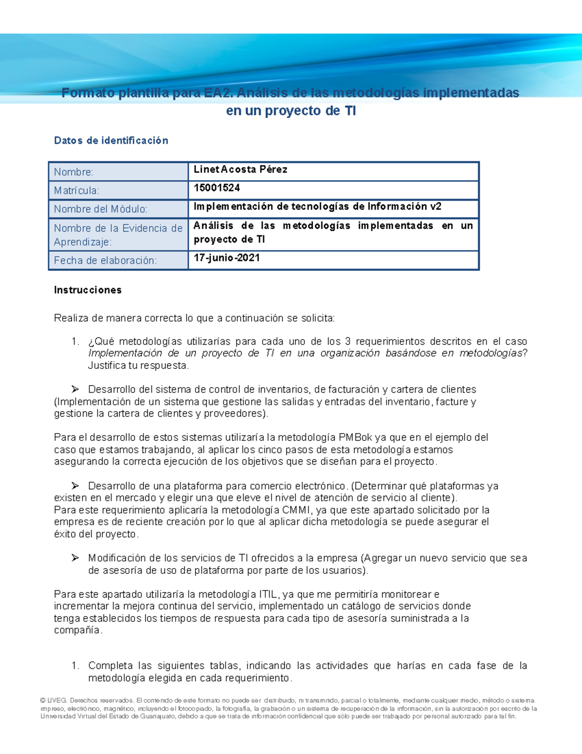 Ficha De Analisis EA2 - Formato Plantilla Para EA2. Análisis De Las ...