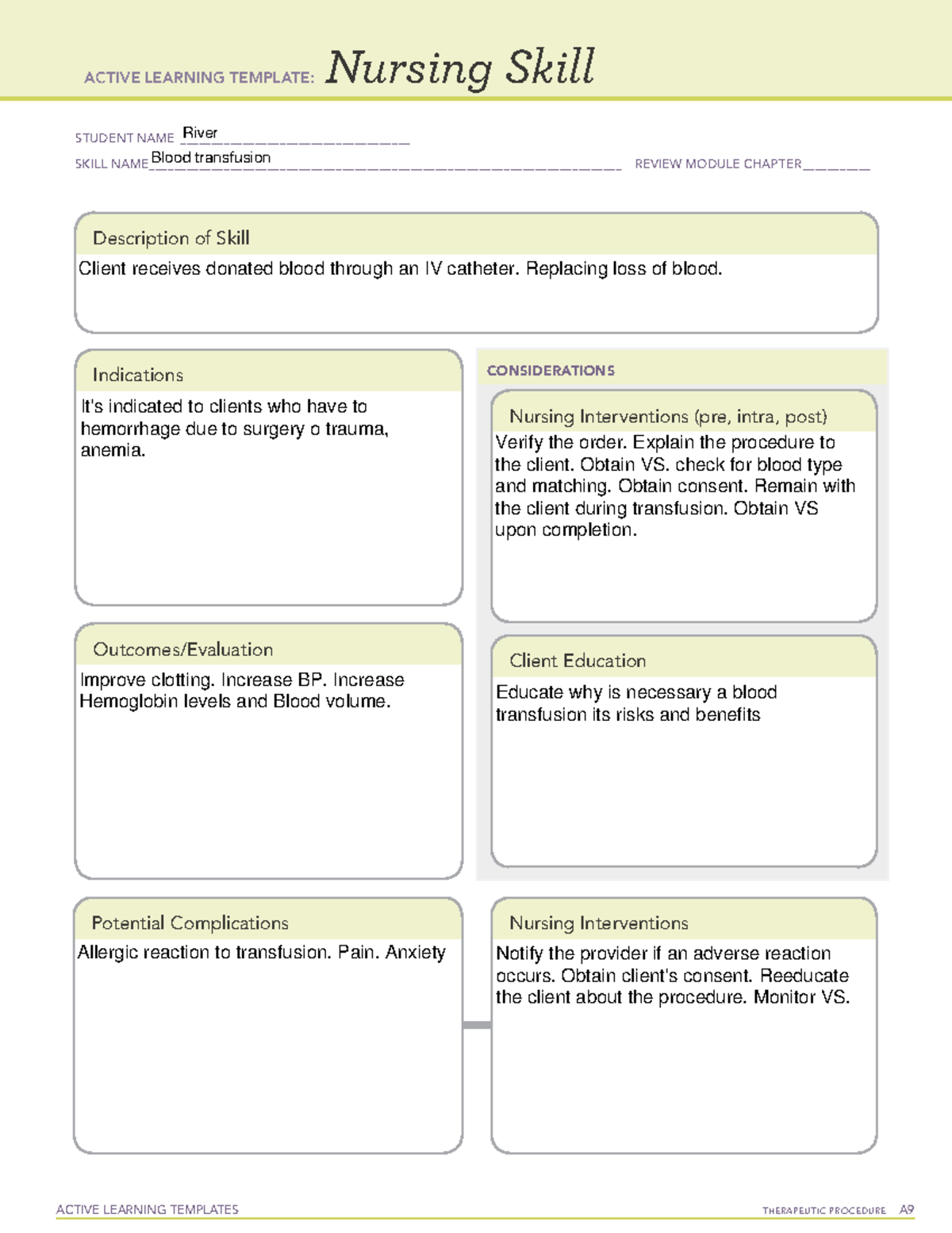 Blood transfusion - VN Template - ACTIVE LEARNING TEMPLATES THERAPEUTIC ...