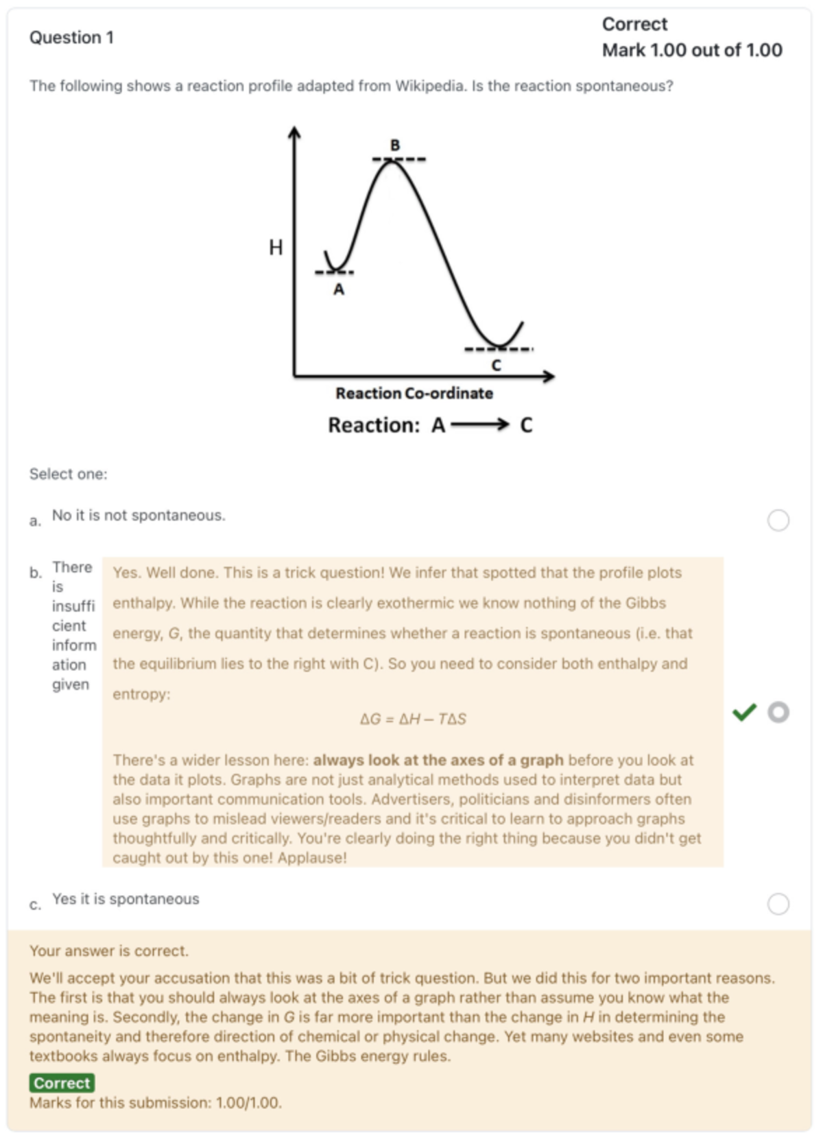 Quiz Thermochemistry and Hess’s Law chem0011 Studocu