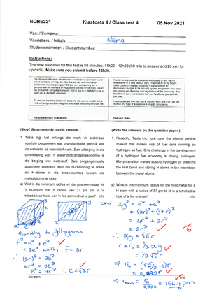 nche221 experiment - Name : Aubrey Surname: Sihlabela Student no ...