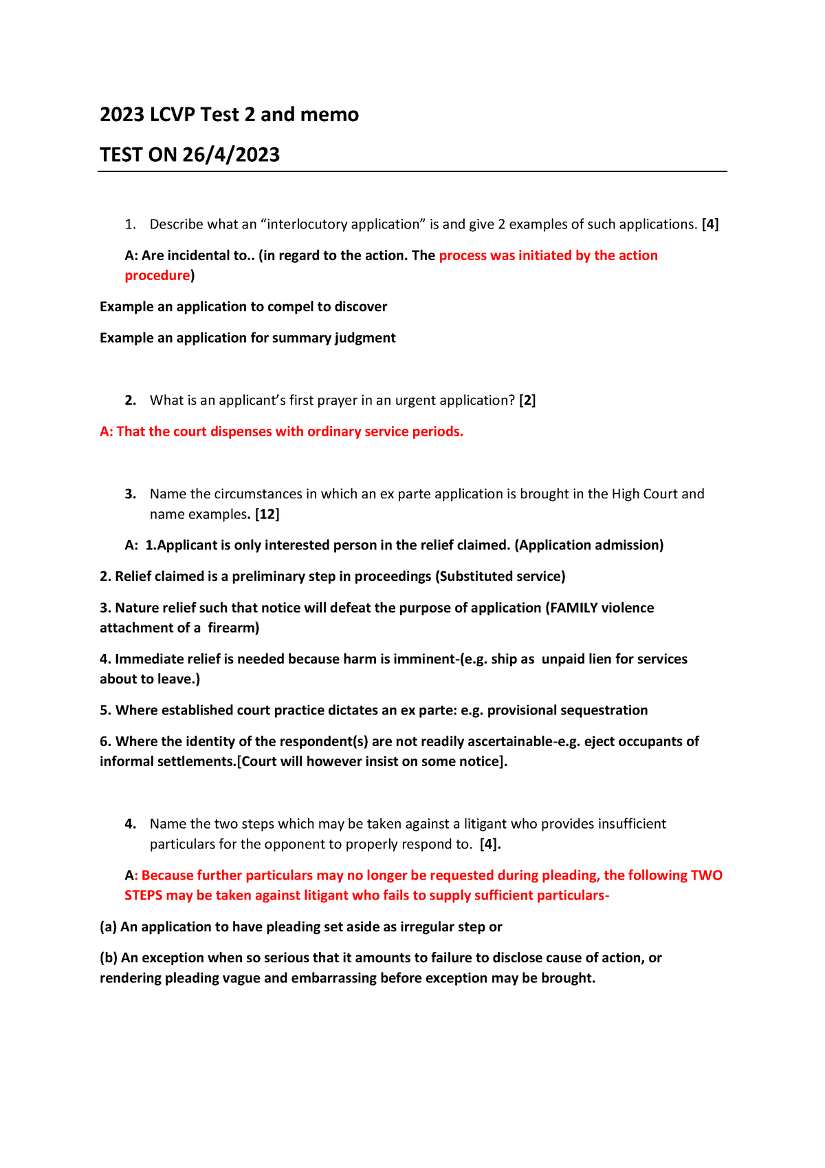 case study 2023 lcvp