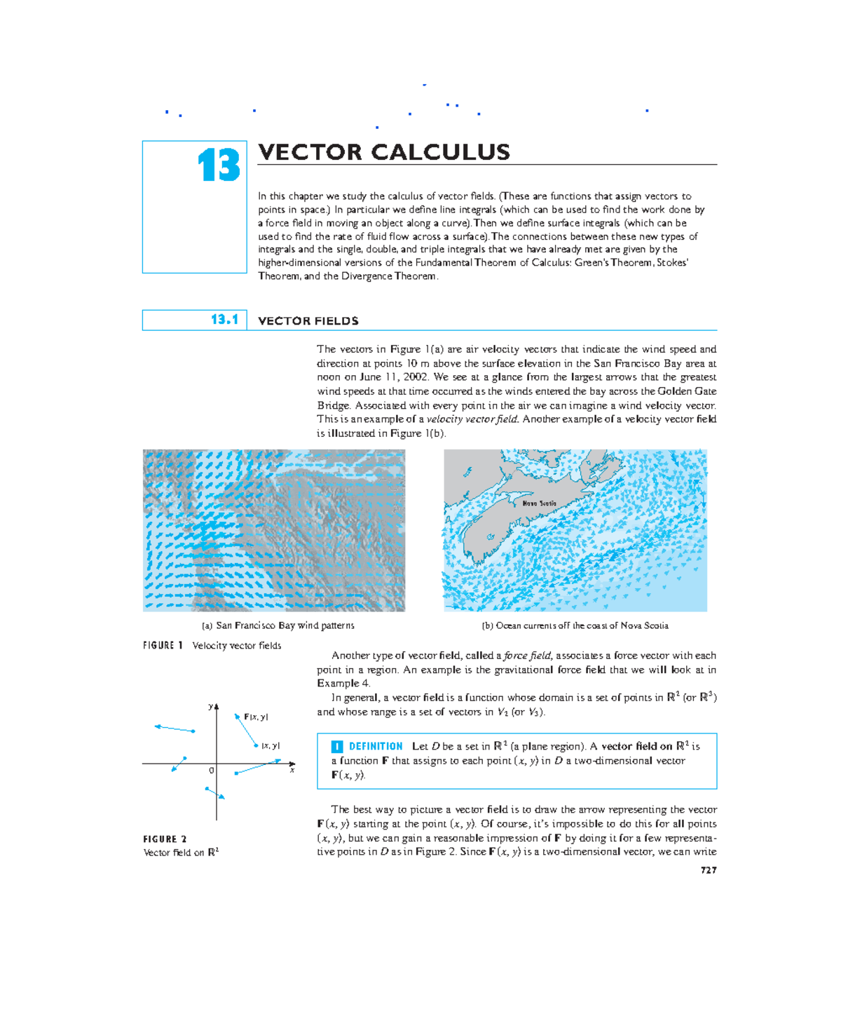 Math work ch - math work - VECTOR FIELDS The vectors in Figure 1(a) are ...