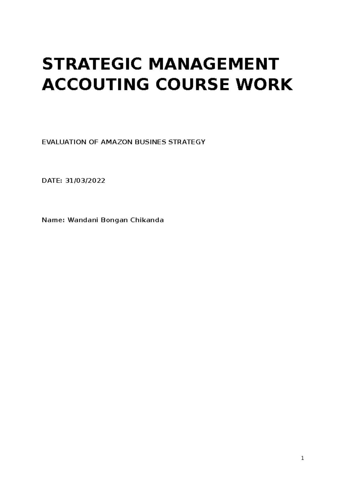 How Does Strategic Management Accounting Work