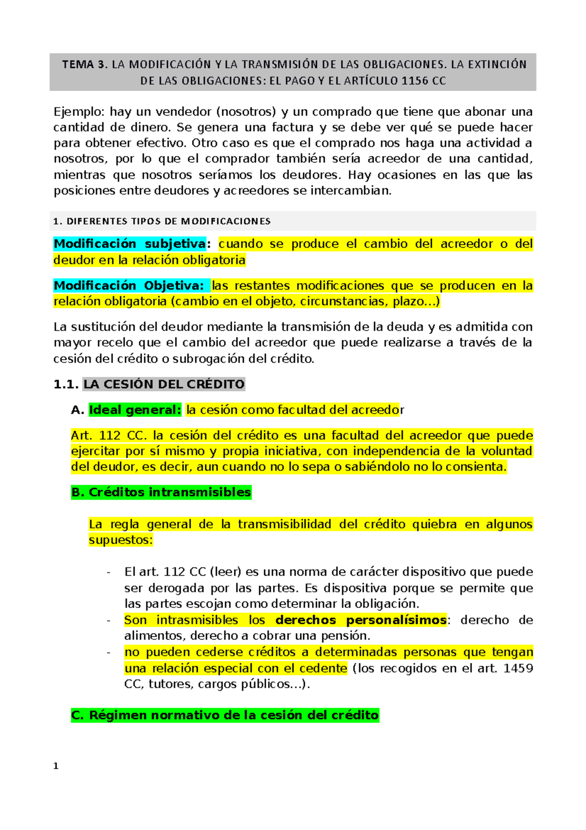TEMA 3 - Apuntes 3 - TEMA 3. LA MODIFICACIÓN Y LA TRANSMISIÓN DE LAS ...
