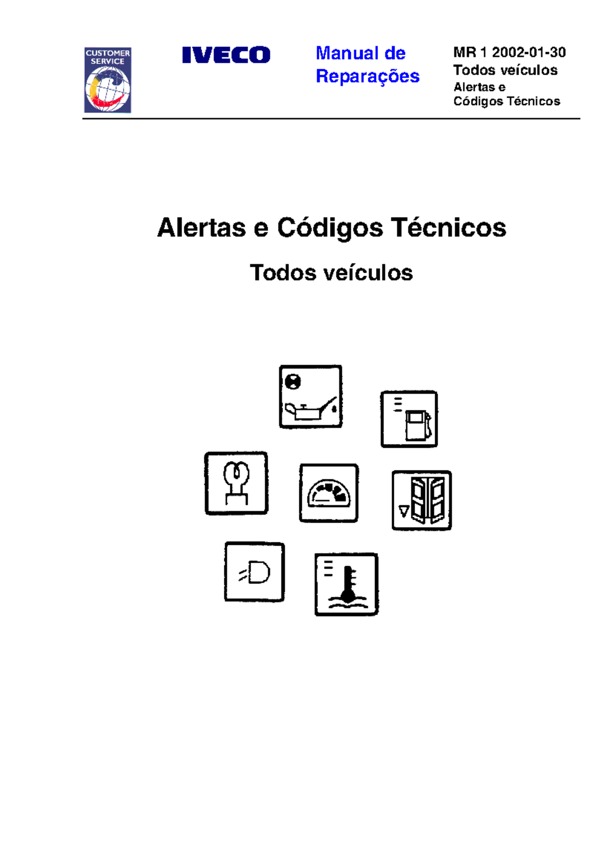 MR 1 2002-01-30 Alertas e Códigos Técnicos - Daily - Manual de ...