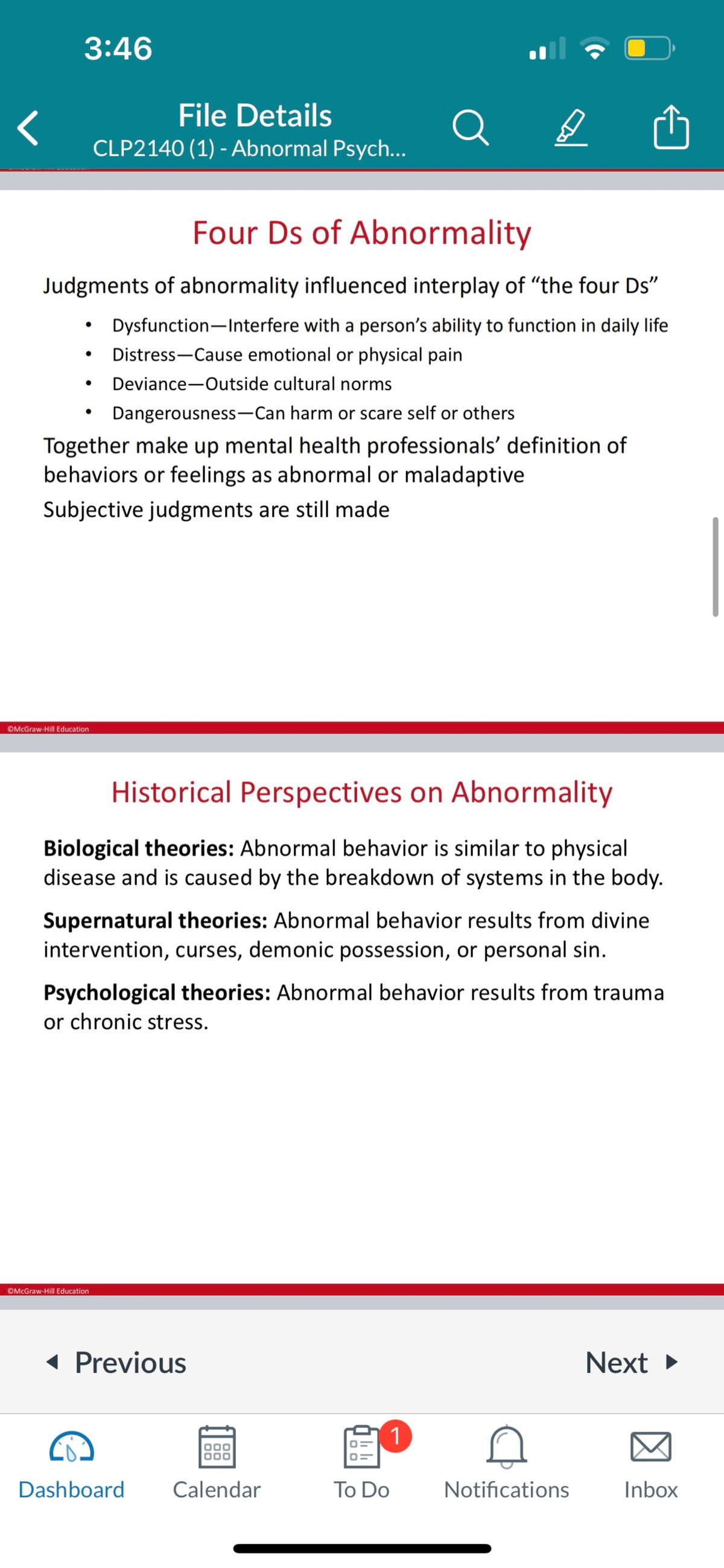 IMG 8450 Chapter 1 Abnormal Psychology - CLP2140 - Studocu