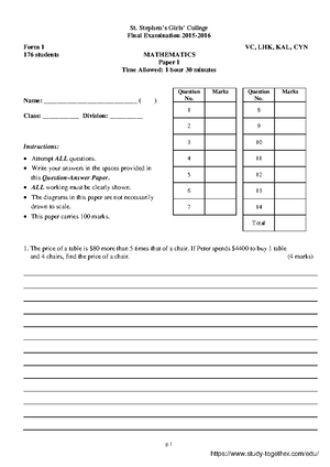 OPM RWS 4B10 - Primary School P4 maths exercise - 1. 12 1 = 12 12 的 1 倍 ...