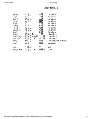 Number by Quantity - Japanese Lecture Notes - BS in Accountancy - 11/7 ...