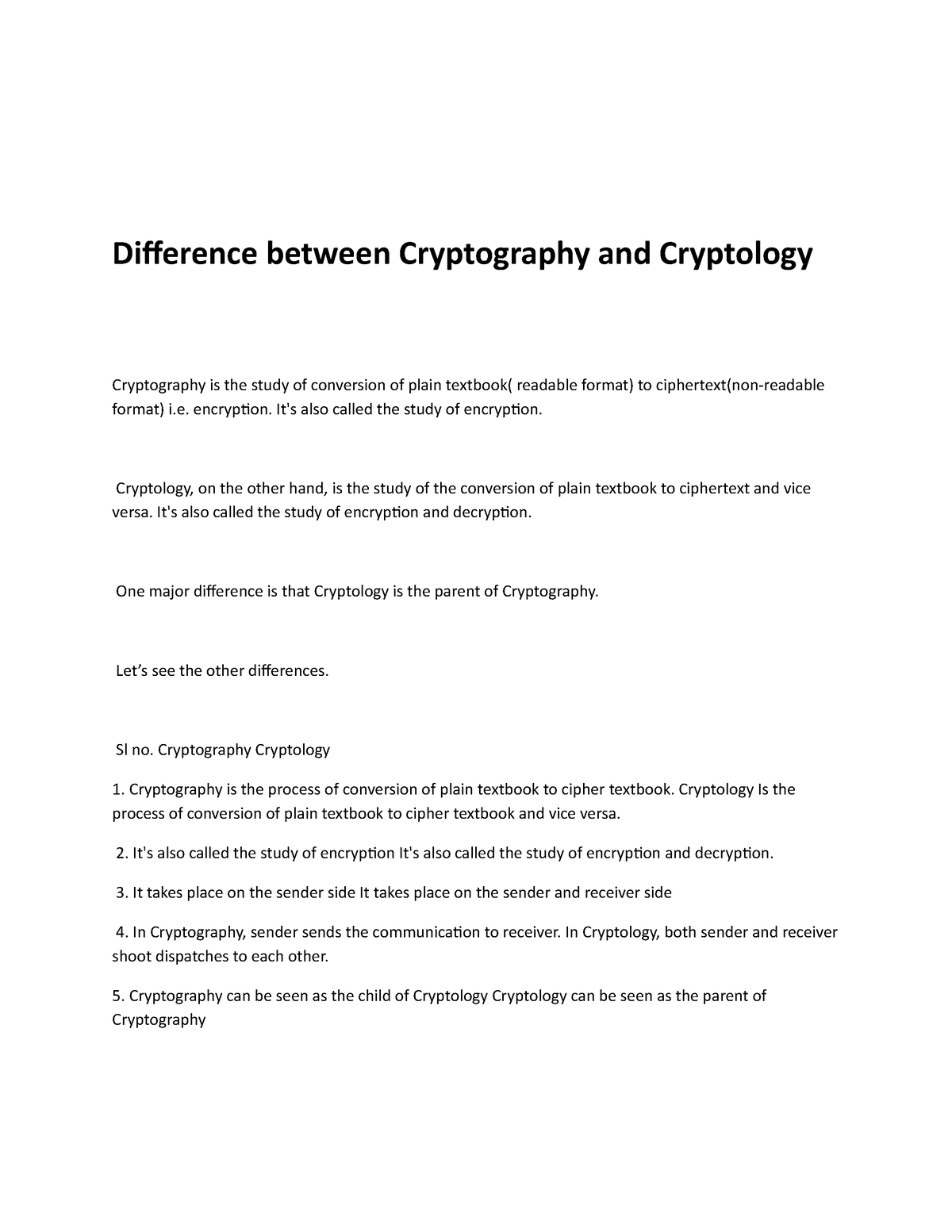 Difference Between Cryptography And Cryptology - Difference Between ...