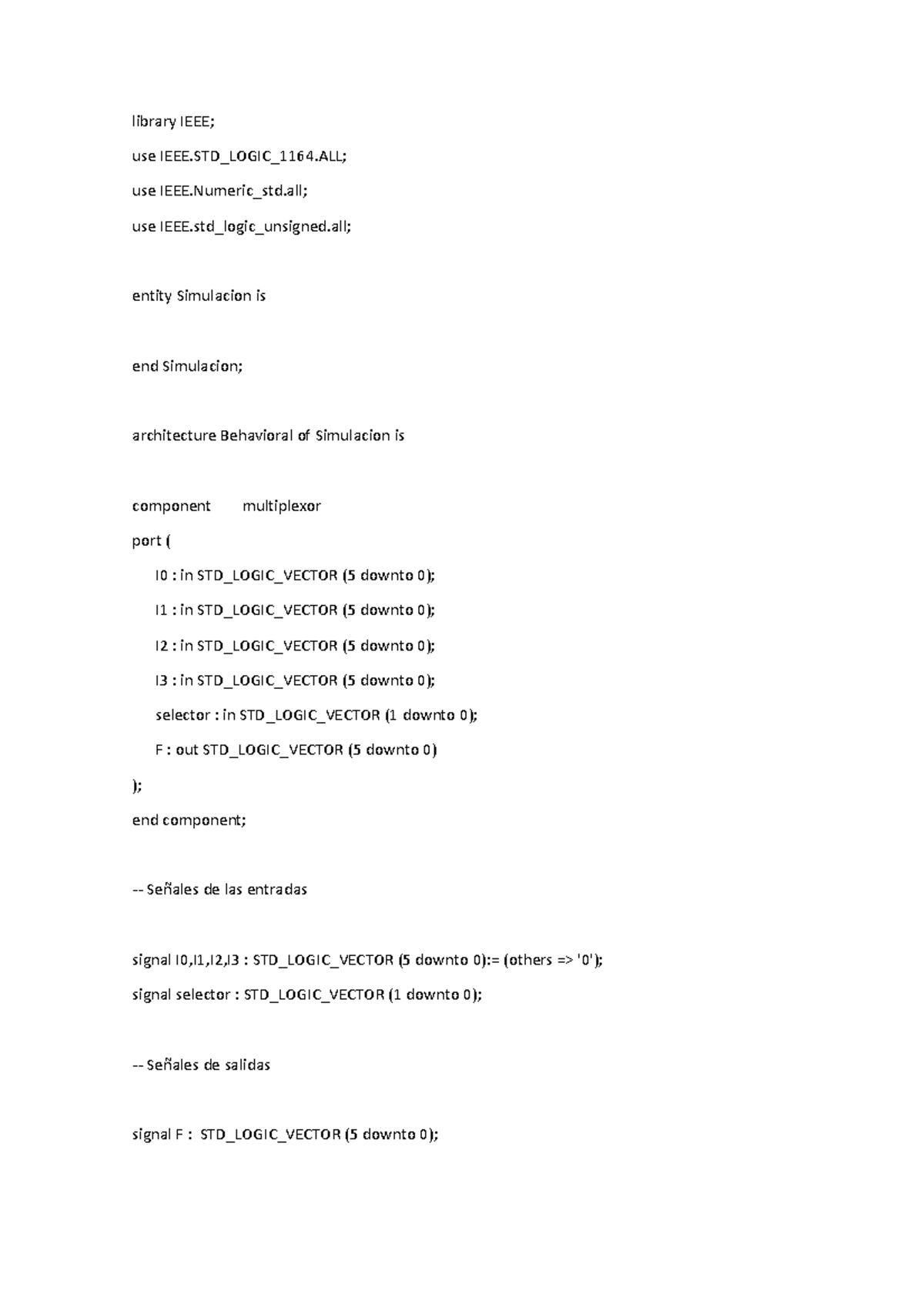 Library IEEE Qwwertt library IEEE; use IEEE.STD_LOGIC_1164; use