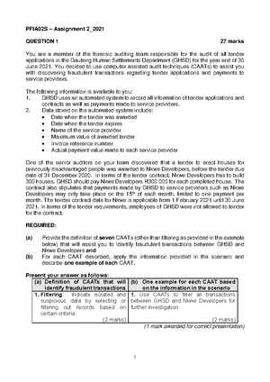 FOR2608 2019 6 E 1 INFORMATION GATHERING - FOR2601 - Studocu