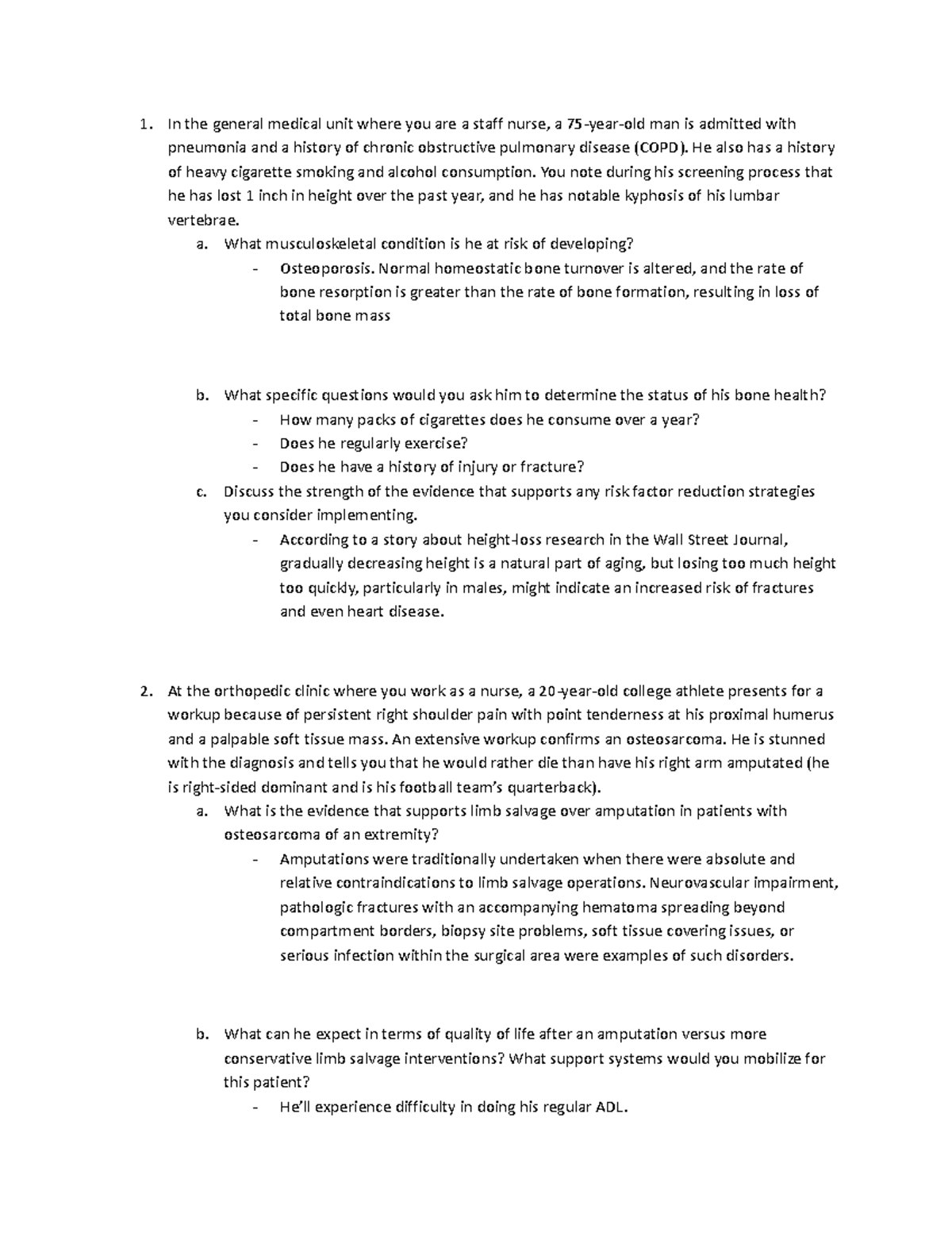 patients with multiple disorders case study 98