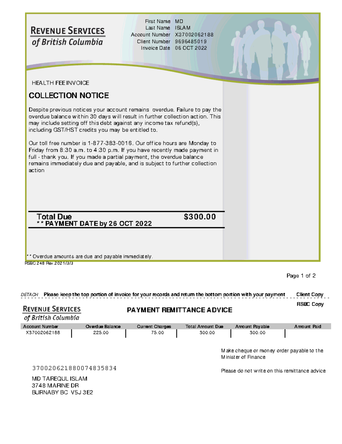 International Student Health Fee-ish-ish-X37002062188-Invoice-2022-10 ...