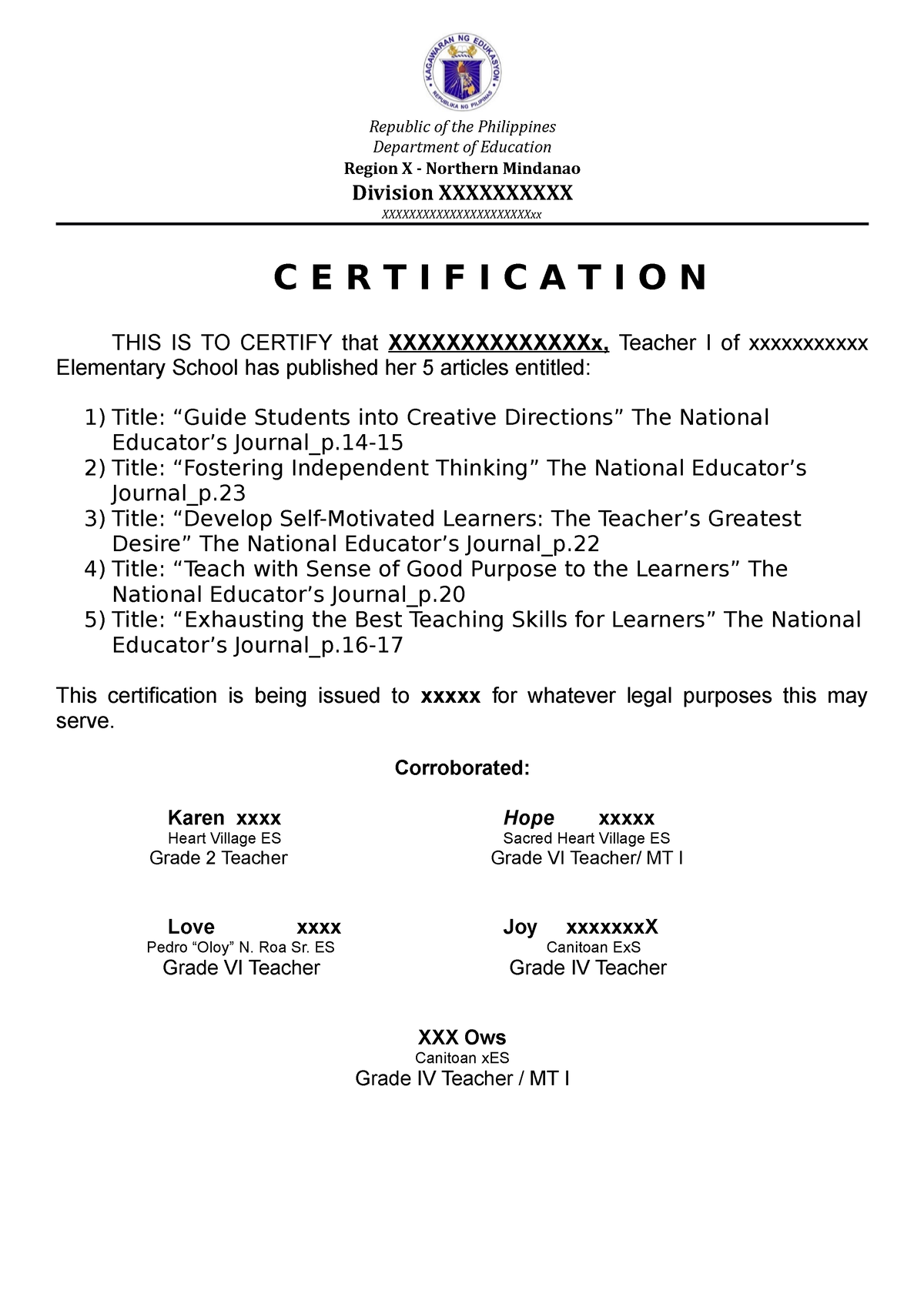 certificate-corro-journal-21b-republic-of-the-philippines-department