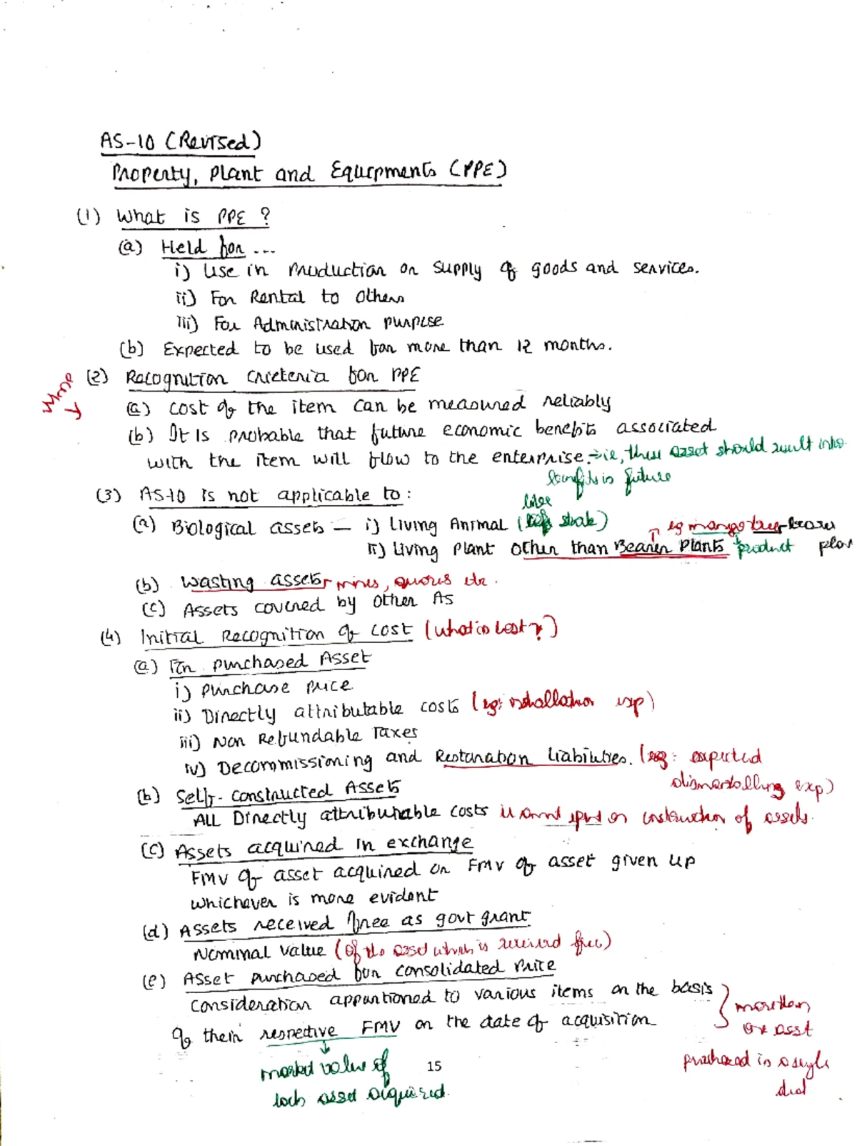 FM Revision notes - ⑰ Leverages. ① Ince statement sales VC contribution ...