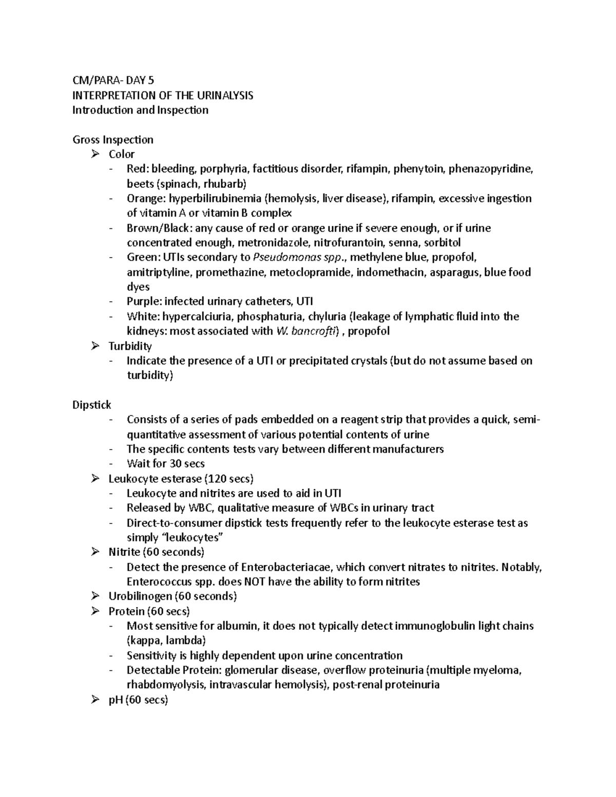 CM:PARA DAY 5 - intern - CM/PARA- DAY 5 INTERPRETATION OF THE ...