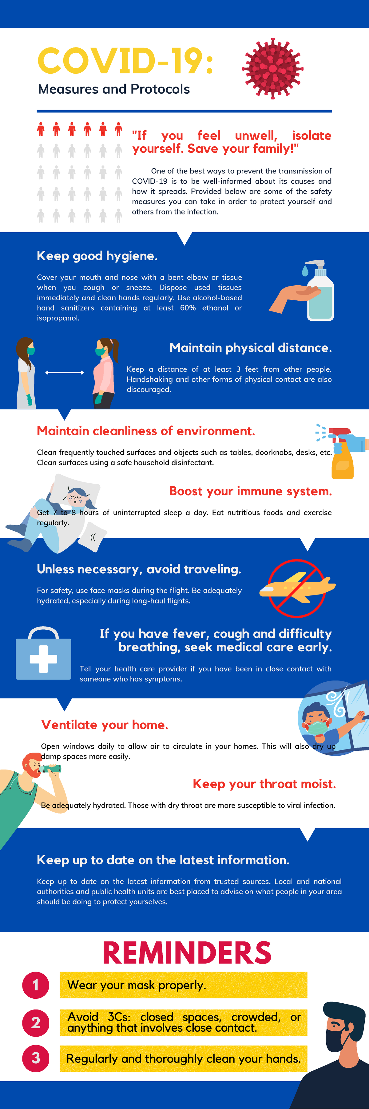 Infographics - Boost your immune system. Get 7 to 8 hours of ...