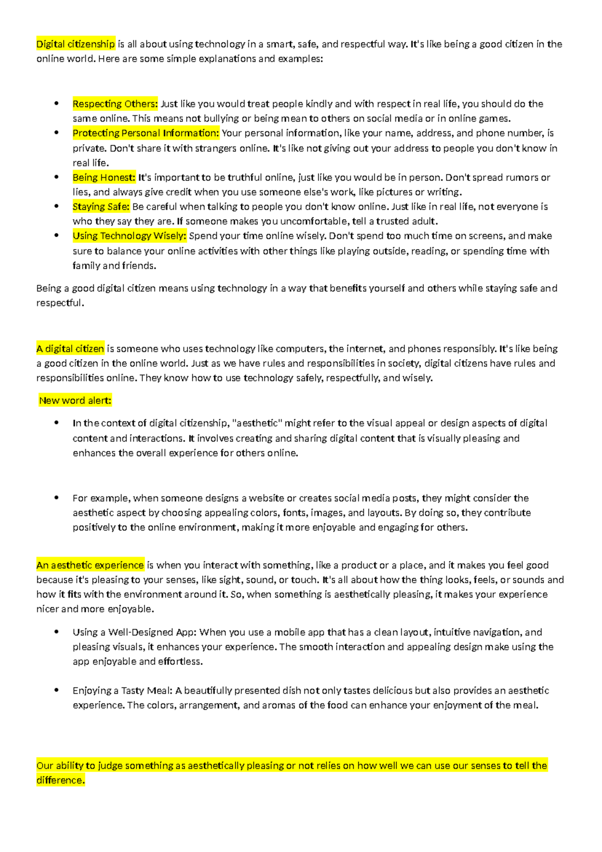 Digital citizenship is all about using technology in a smart - It's ...