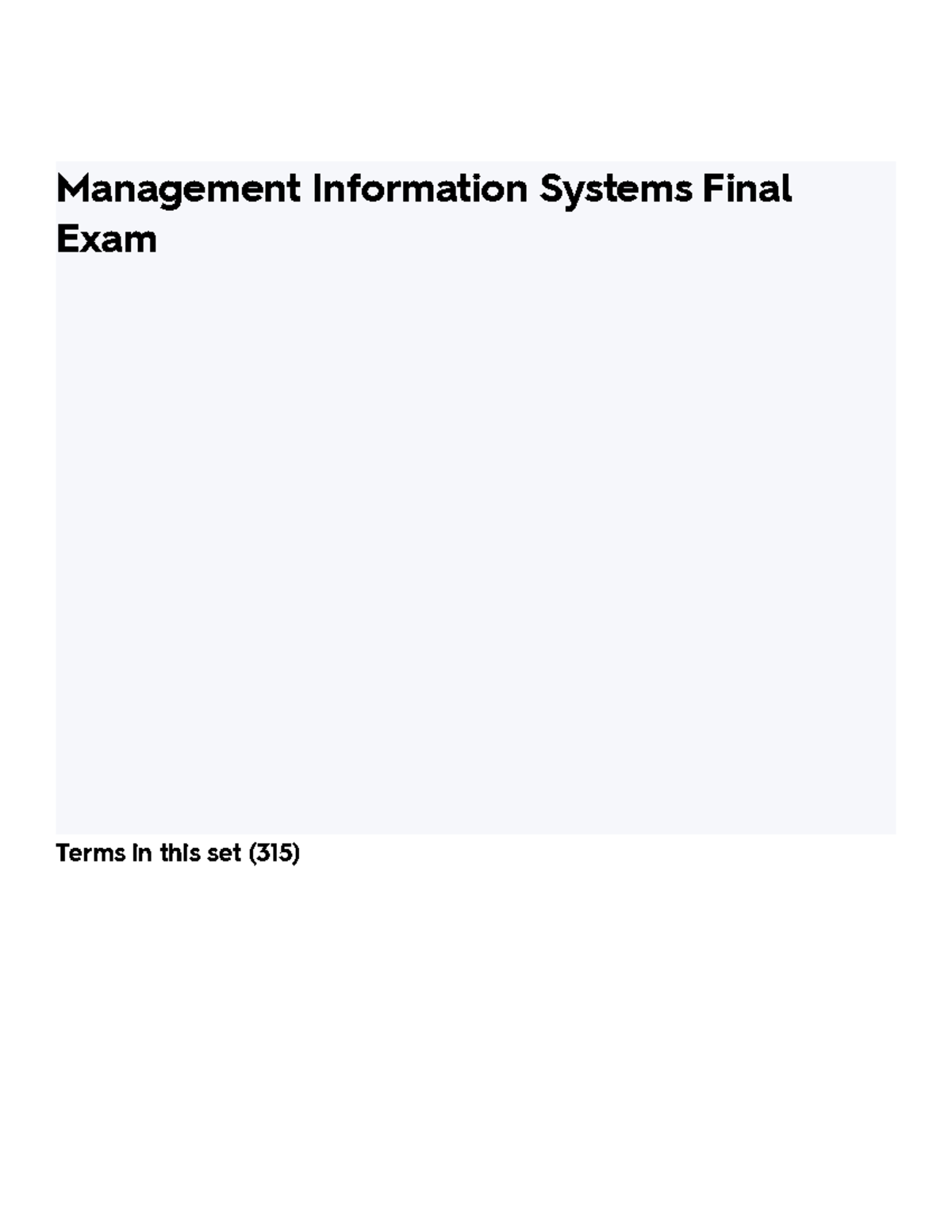 management-information-systems-final-exam-flashcards-quizlet