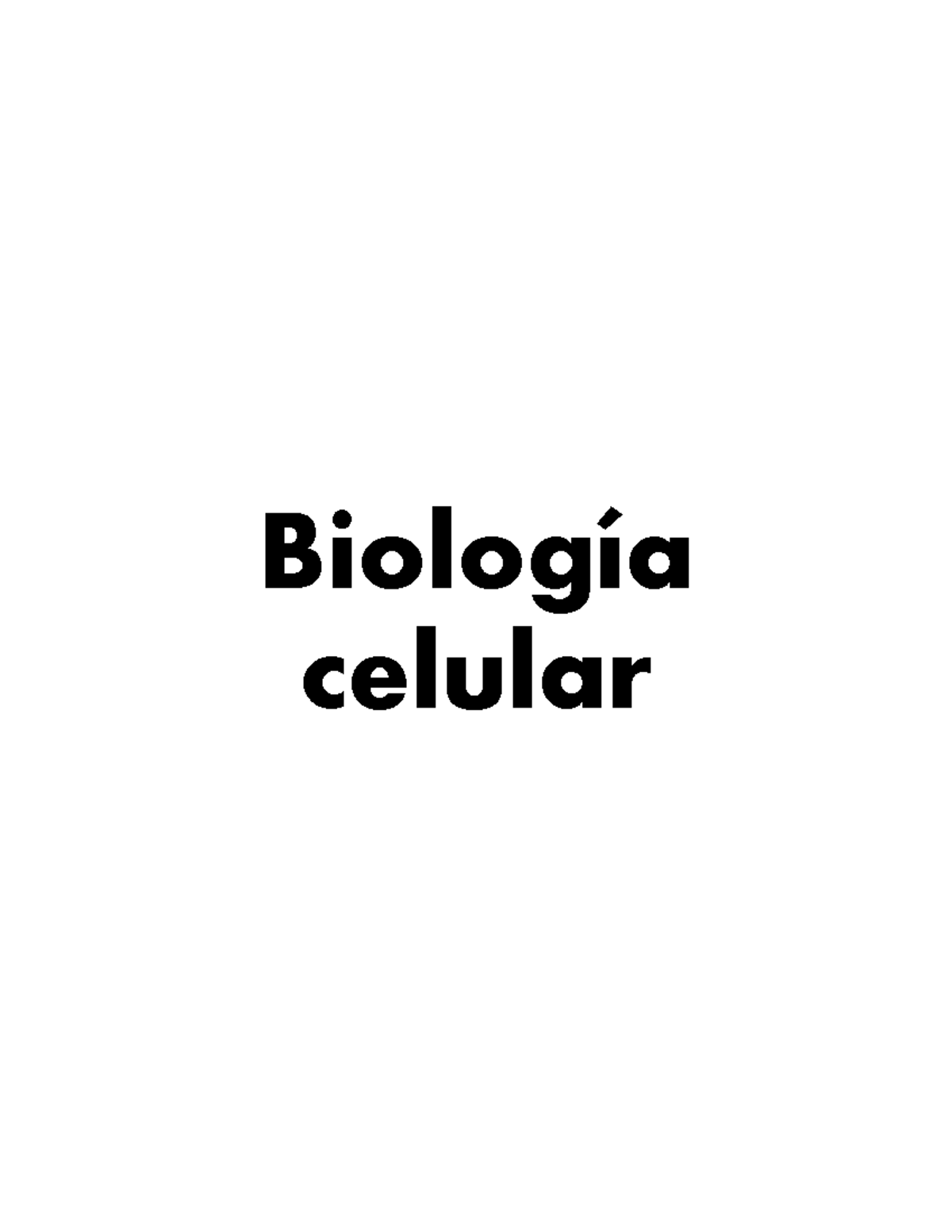 Biocel Resumen i BIO C Biología Celular PUCV Studocu