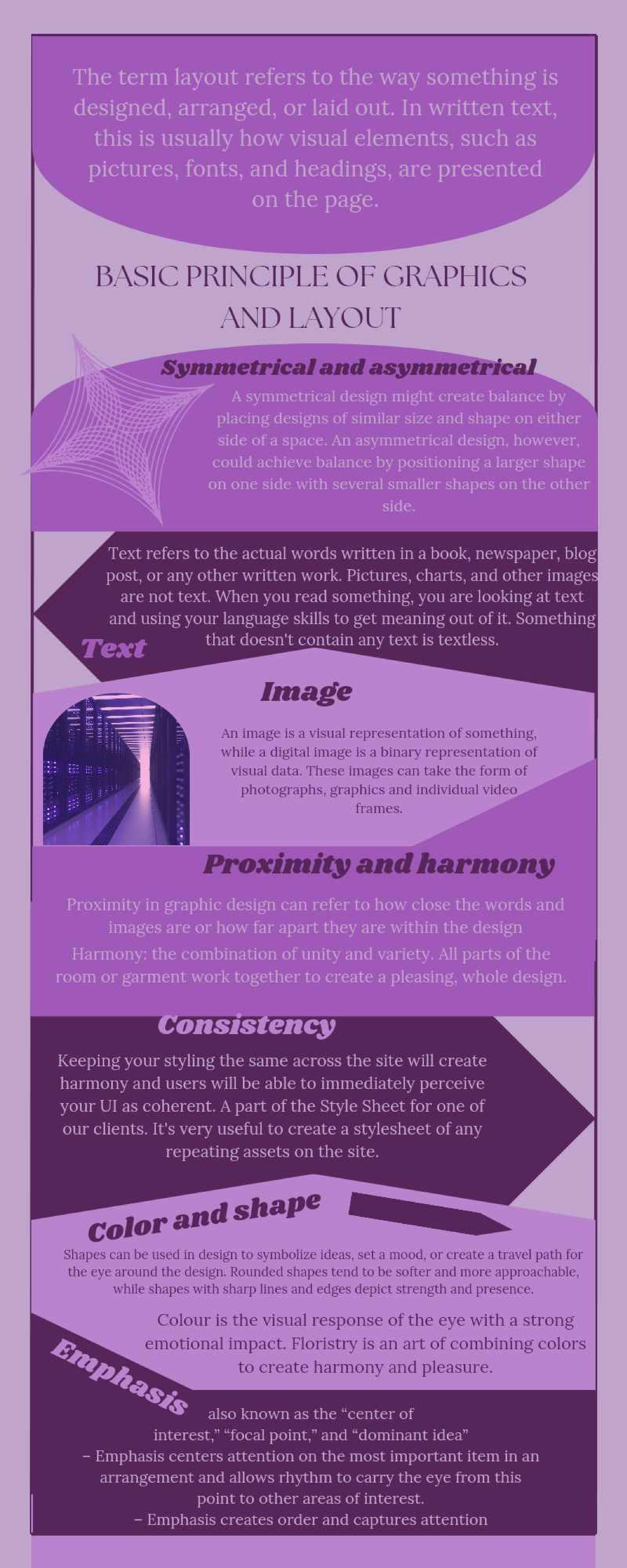 Basic principle of graphic and layout - The term layout refers to the ...