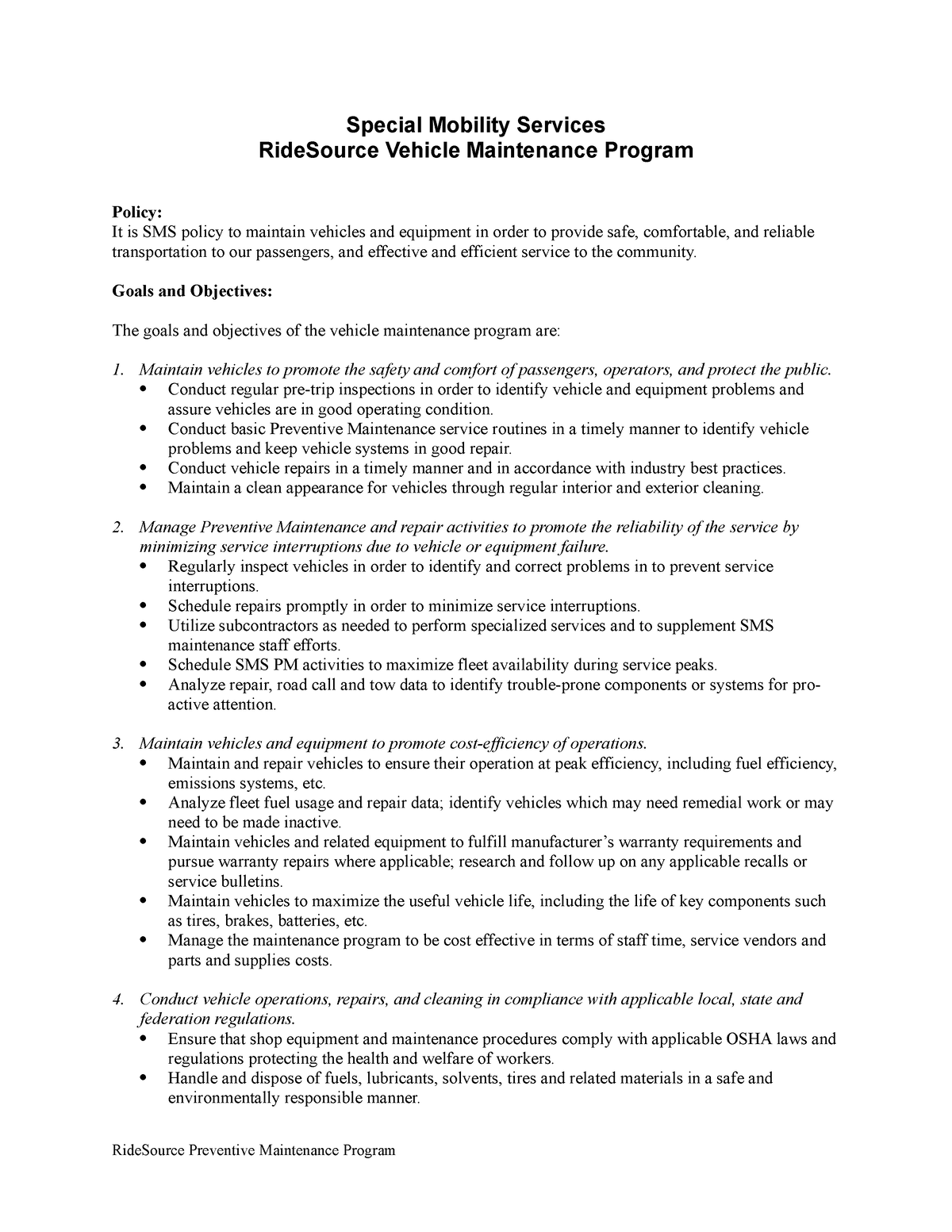 sample-medium-maintenance-plan-special-mobility-services-ridesource