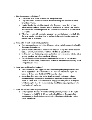 Chapter 6 Notes An Overview of Organic Reactions - What are the kinds ...