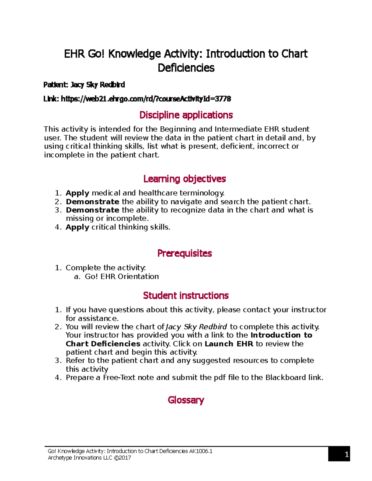 ehr go case study review