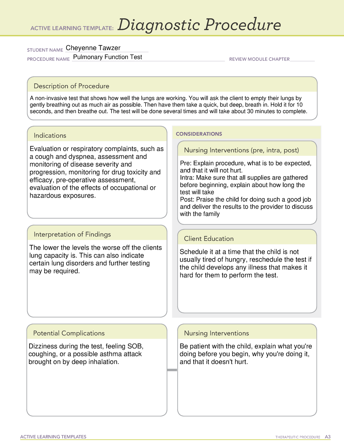 The Peak Flow Meter Pulmonary Function Test Measures Quizlet