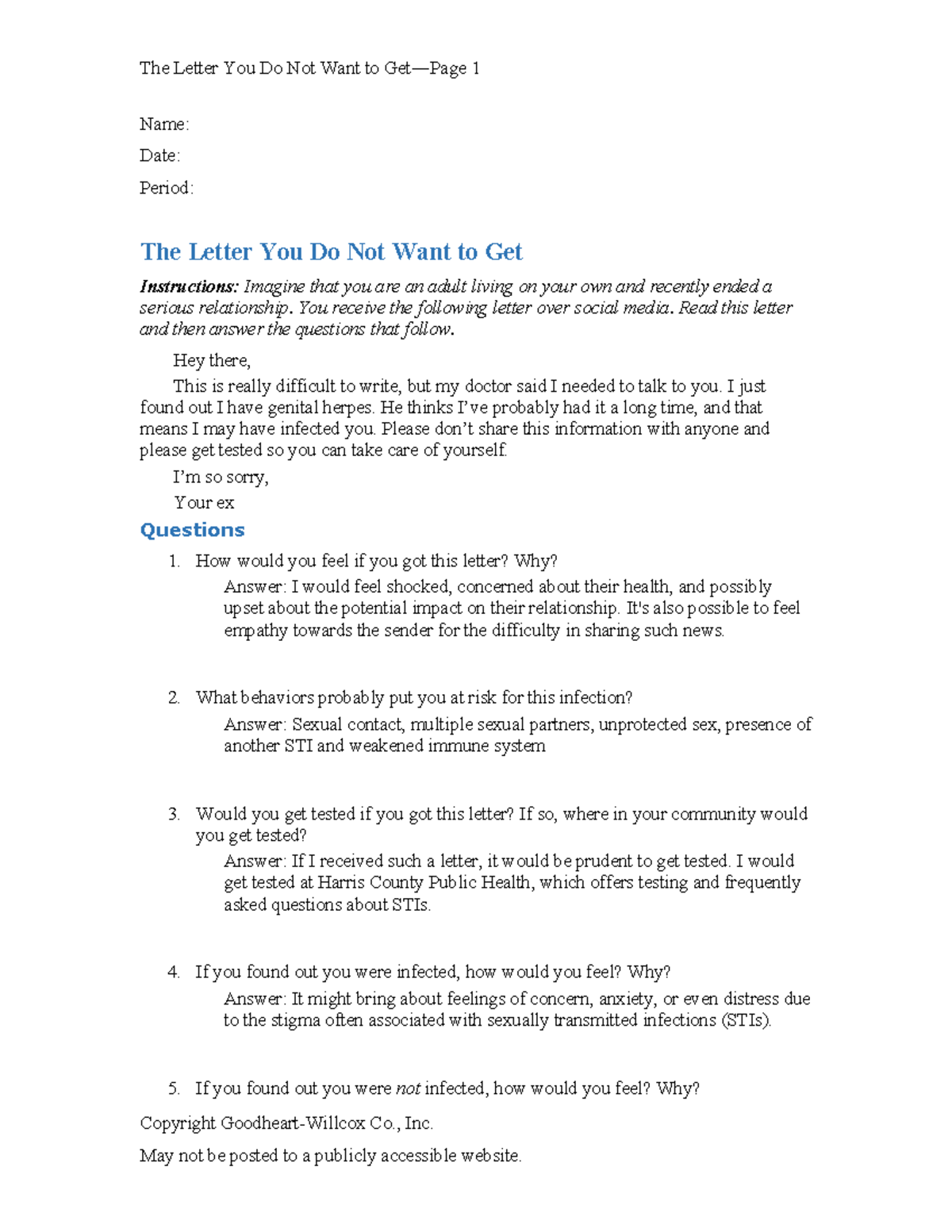 23 - The Letter You Do Not Want To Get - The Letter You Do Not Want to ...