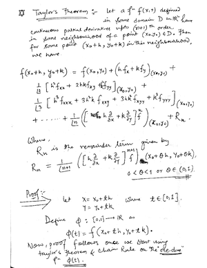 Math1 Tutorial 5 - Lecture Notes - SCHOOL OF BASIC SCIENCES INDIAN ...