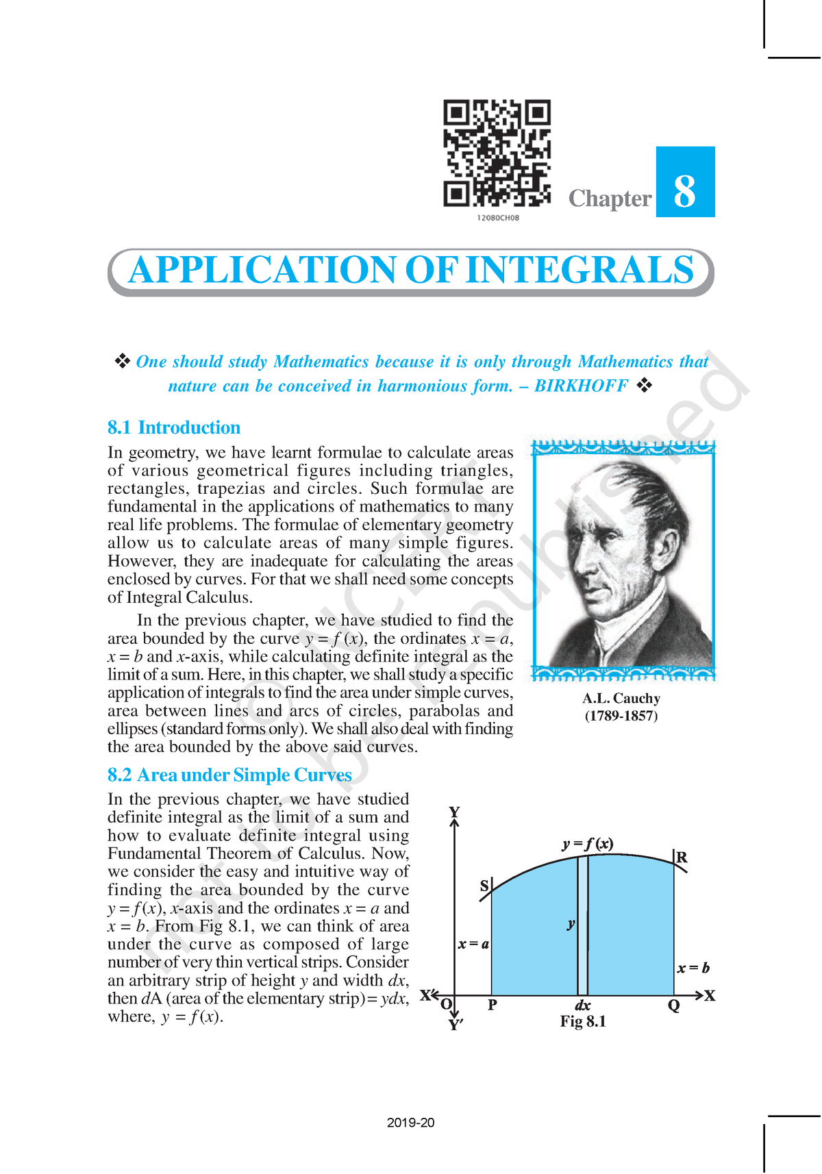 application of integrals case study