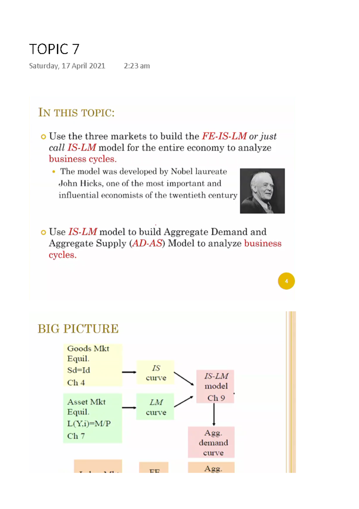 Topic 7 - Intermediate Macroeconomics Lecture Notes And Powerpoint ...