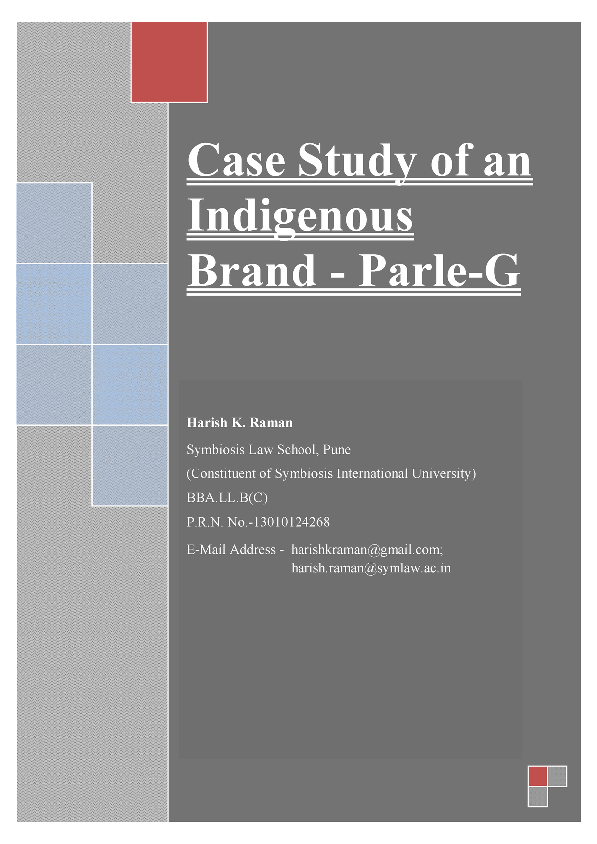 parle g case study scribd