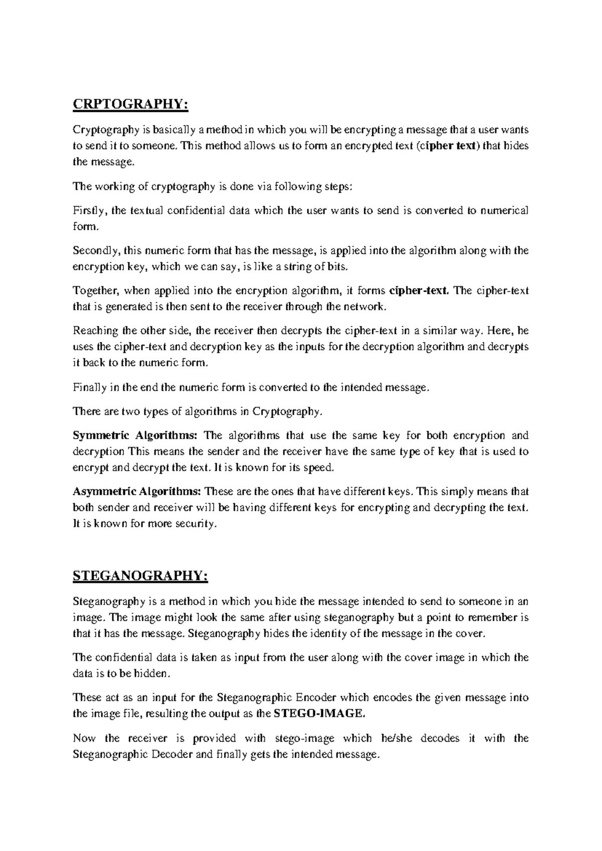Crypegangraphy - July 2020 - May 2024 - CRPTOGRAPHY: Cryptography is ...