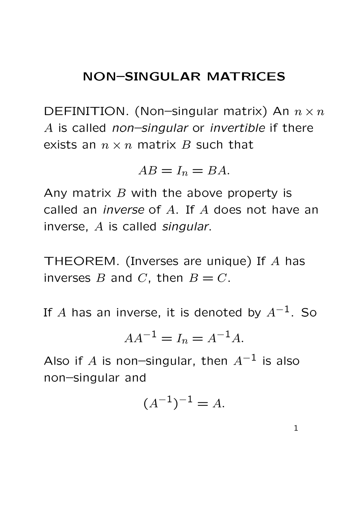 nonsingular-matrices-is-a-way-of-arranging-numerical-values-in-rows