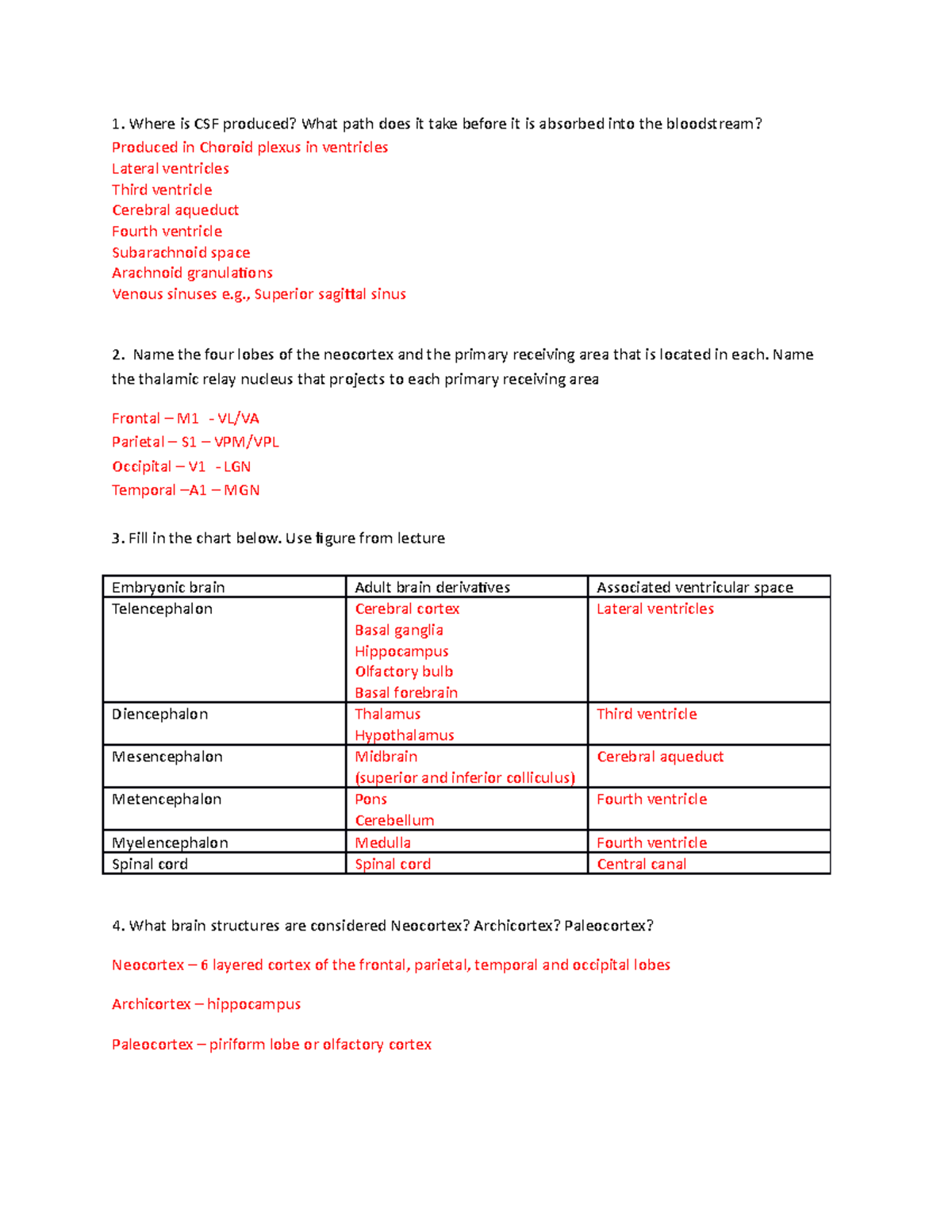 Recitation Problem Set Chapter 7 Questions And Answers - Where Is CSF ...