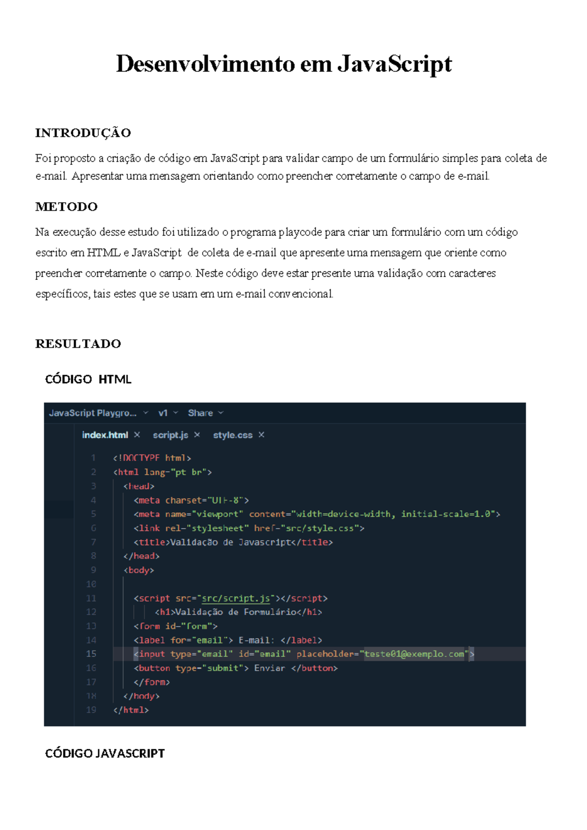 Relatório de analise orientada a objetos - Desenvolvimento em ...