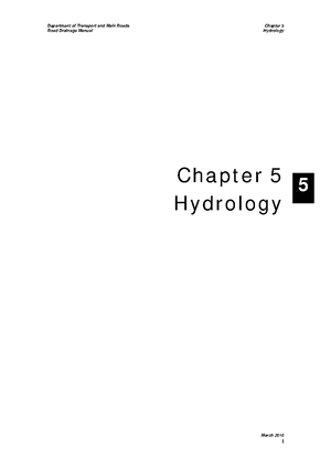 3113ENG Week 02 Rational Method - 3113ENG – Civil Engineering Design ...
