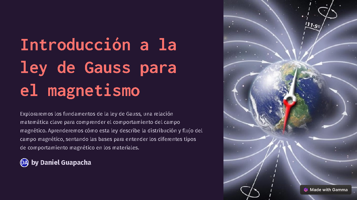 Introduccion a la ley de Gauss para el magnetismo - Introducción a la
