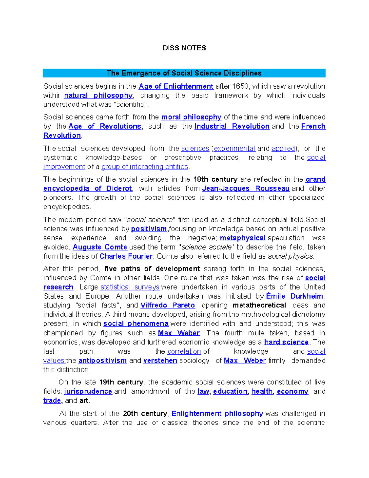 DISS- Notes - Summary A Manual for Writers of Research Papers Theses ...