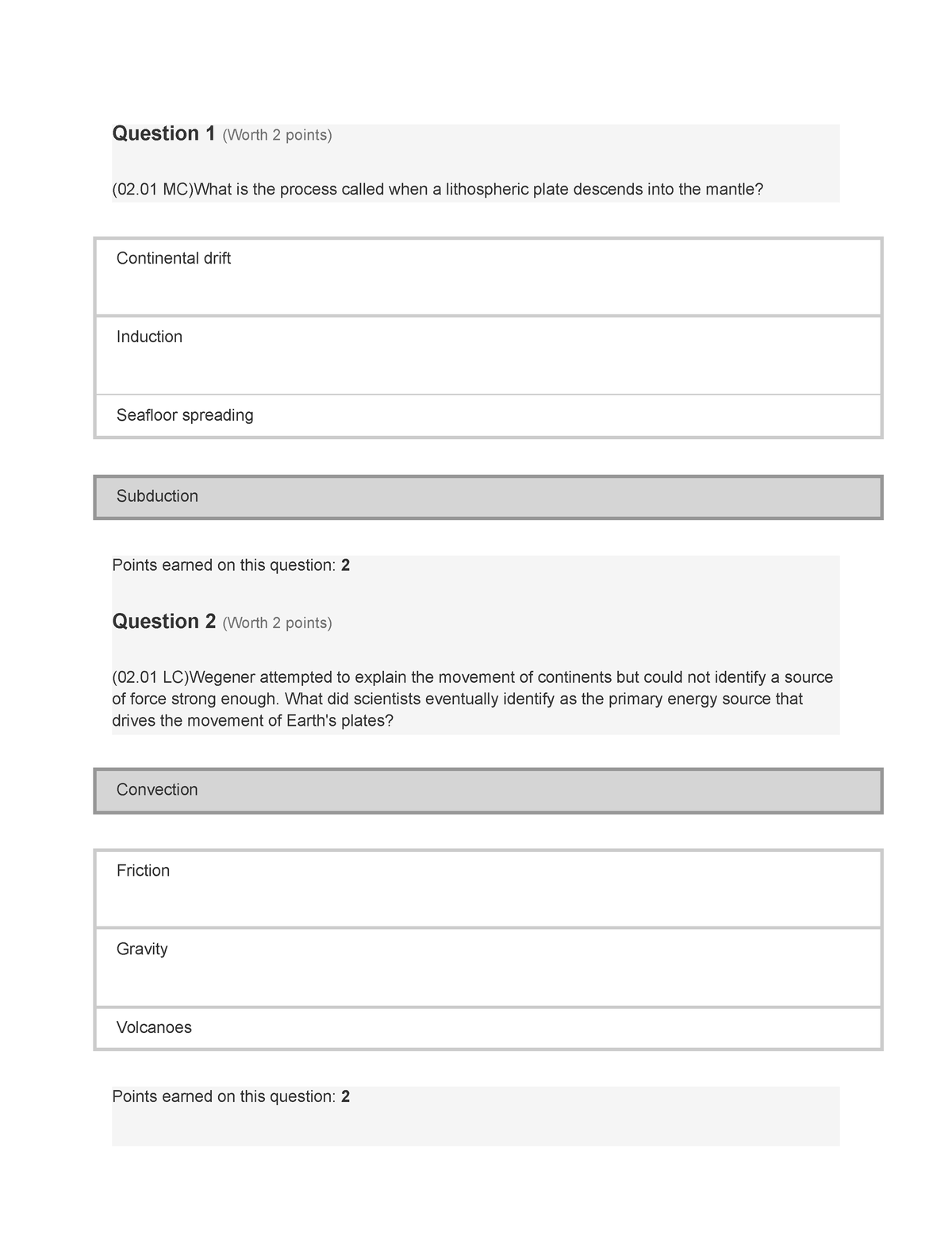 Answers to 2 - FLVS first or second semester - Question 1 (Worth 2 ...