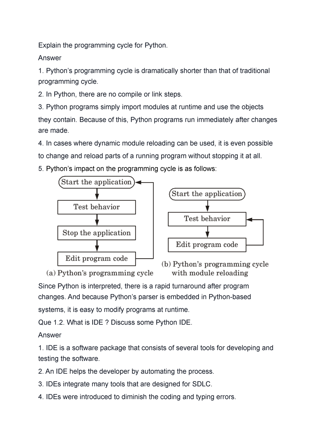 Programming Cycle For Python Answer Pythons Programming Cycle Is